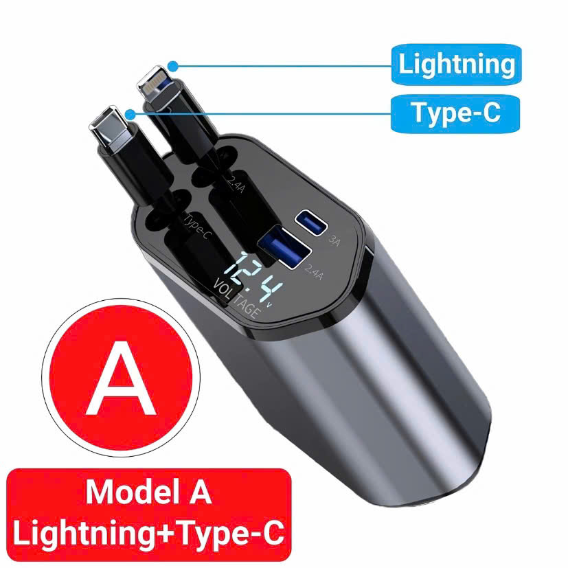 Củ xạc nhanh ô tô SIÊU BỀN 120W bảo hành 12 tháng - Ảnh 2