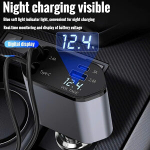 Củ xạc nhanh ô tô SIÊU BỀN 120W bảo hành 12 tháng
